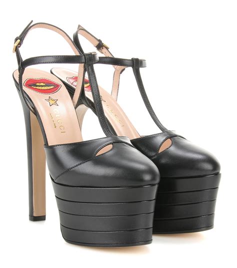 gucci angel platform heels|Gucci high heels platform.